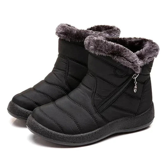 EB | Stiefeletten Gepolstert Wasserabweisend Kunstpelzfutter Reißverschluss Komfortpassform