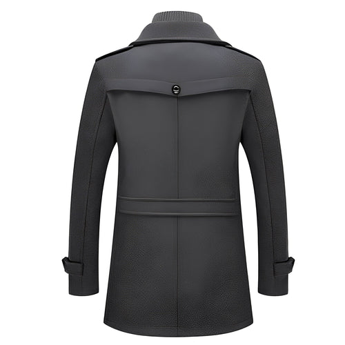 EB | Eleganter langer Trenchcoat für Herren