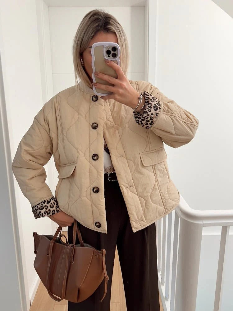 EB | Elegante Jacke mit Leopardenmuster