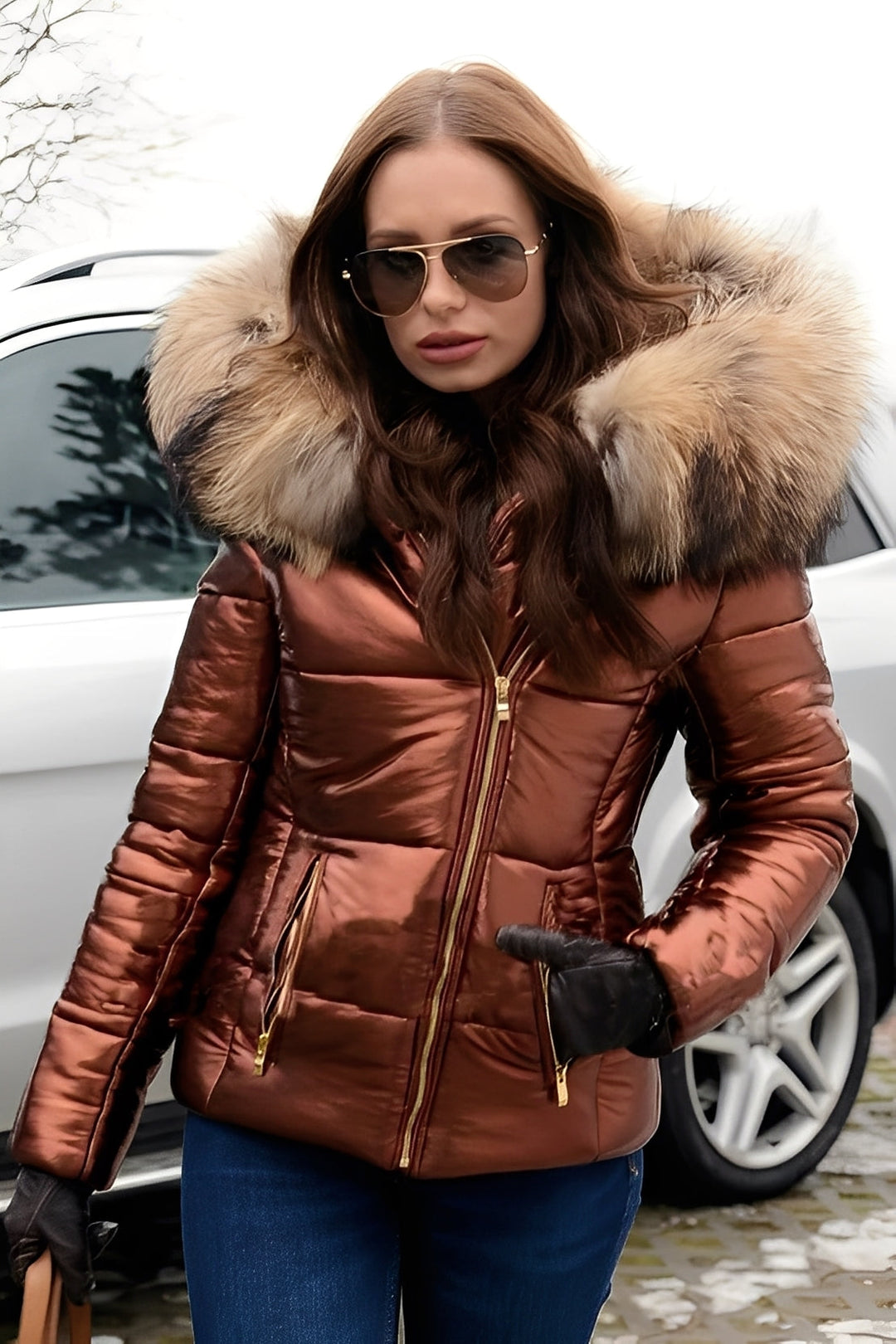 EB | Elegante und warme Damen-Daunenjacke