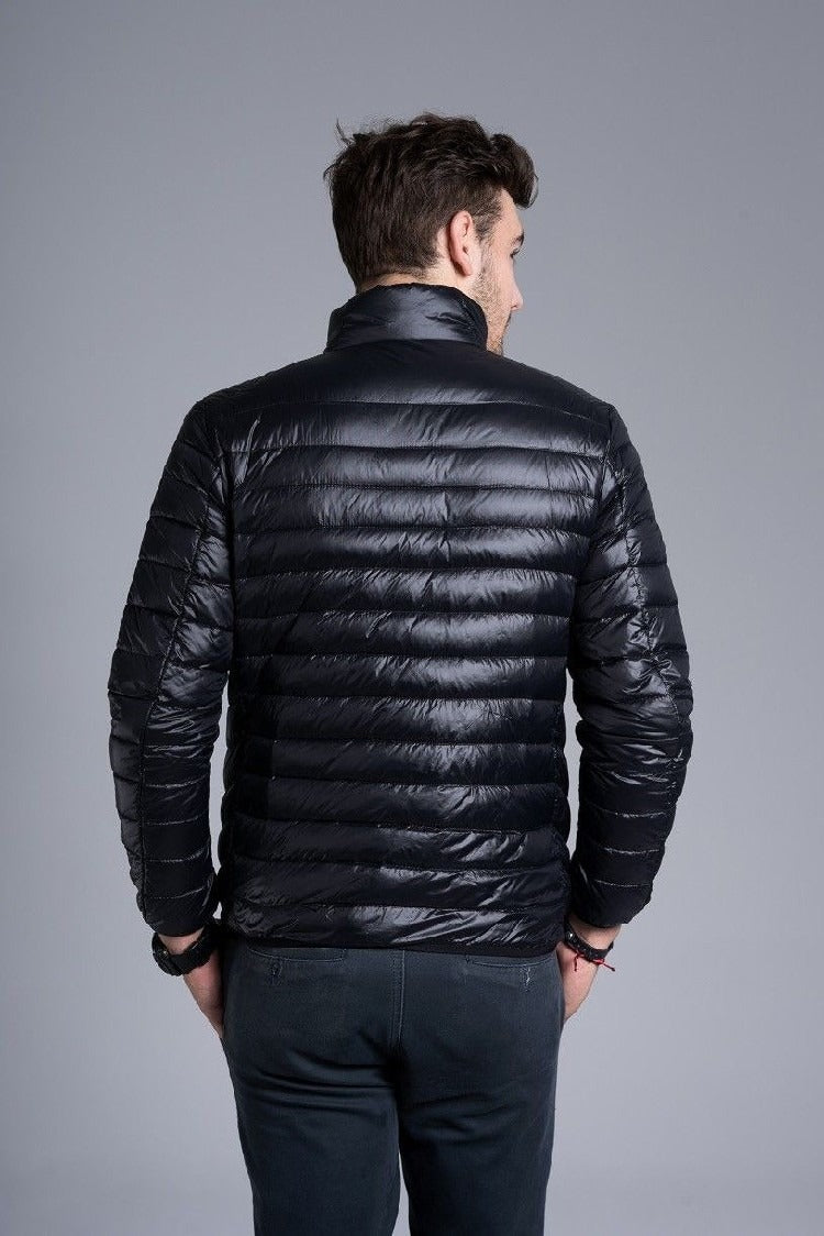EB | Herren-Steppjacke mit Kapuze und Reißverschluss - Tidus