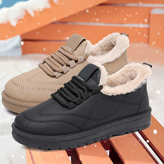Gefütterte wasserfeste Winter-Schnürschuhe EB EB