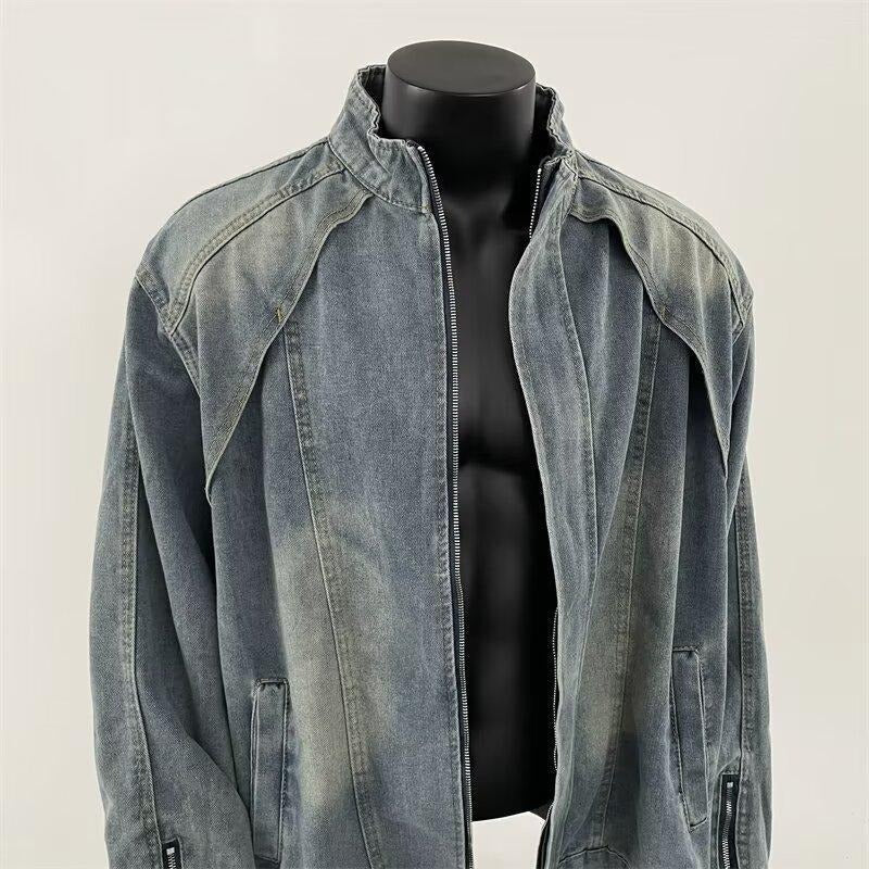 EB | Herren Jeansjacke mit Vintage-Effekt