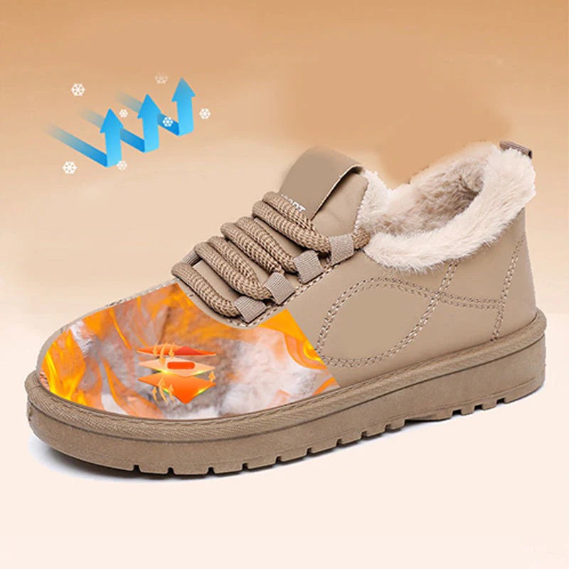 Gefütterte wasserfeste Winter-Schnürschuhe EB EB