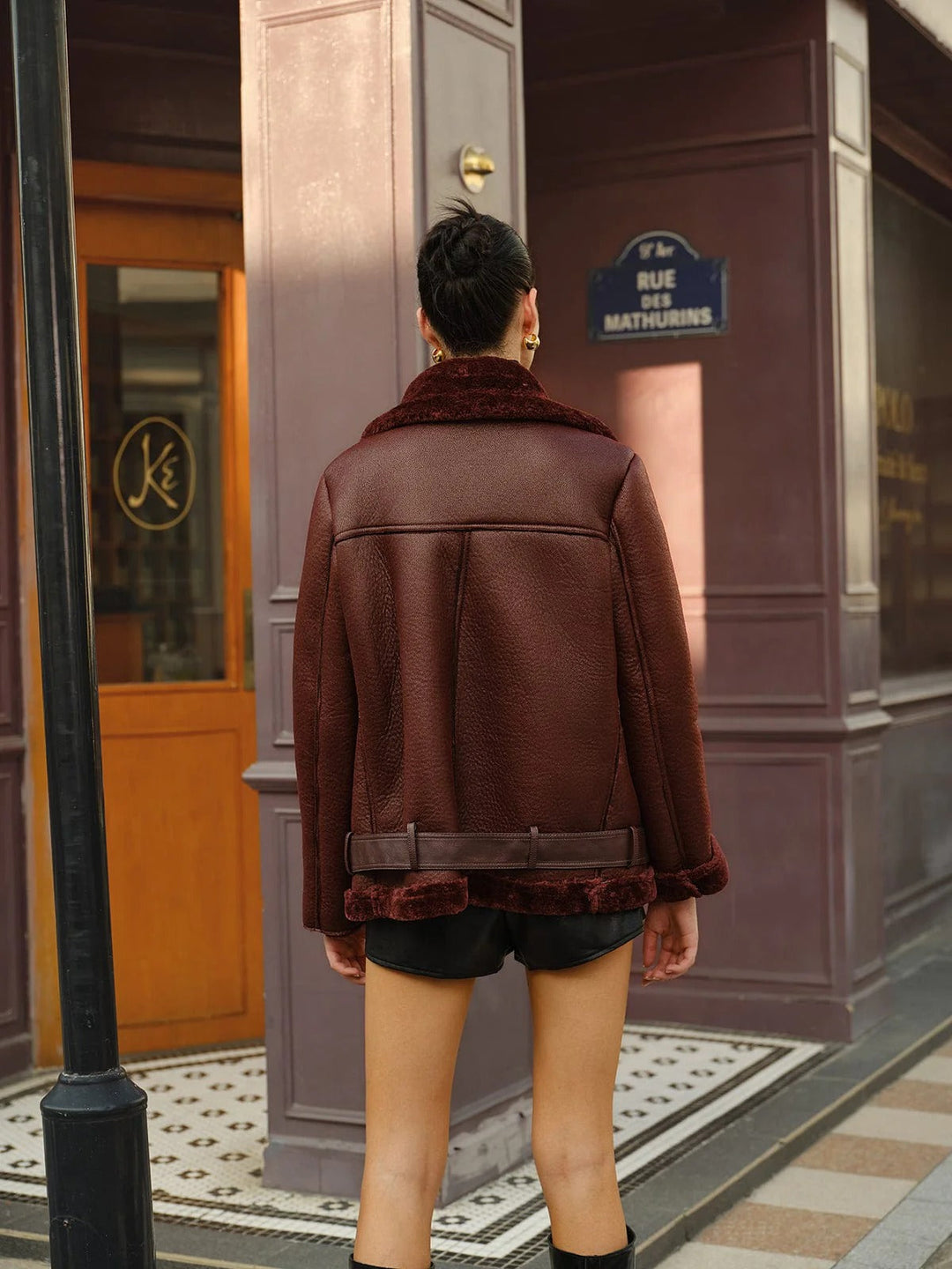 EB | Style Motorradjacke Trendige Übergröße Oberbekleidung