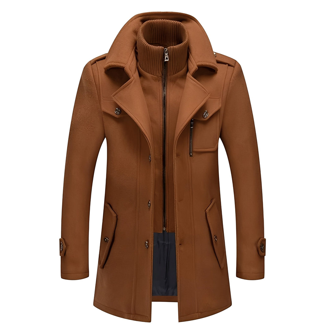 EB | Eleganter langer Trenchcoat für Herren