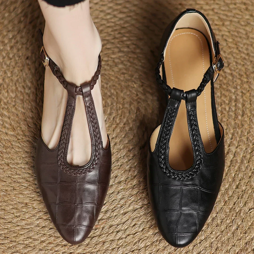 Modische Orthopädische Lederschuhe für Alltag und Freizeit EB EB