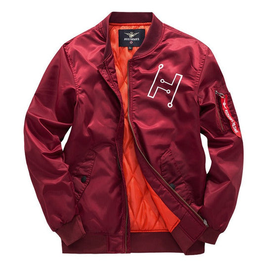 EB | Bomberjacke mit Reißverschluss Im Urbanen Stil für Herren - Helix