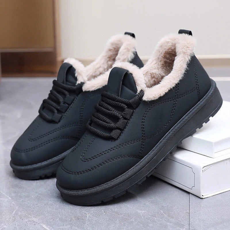 Gefütterte wasserfeste Winter-Schnürschuhe EB EB