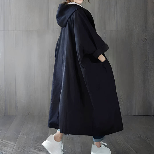 EB | Moderner Trenchcoat mit Taschen für Frauen