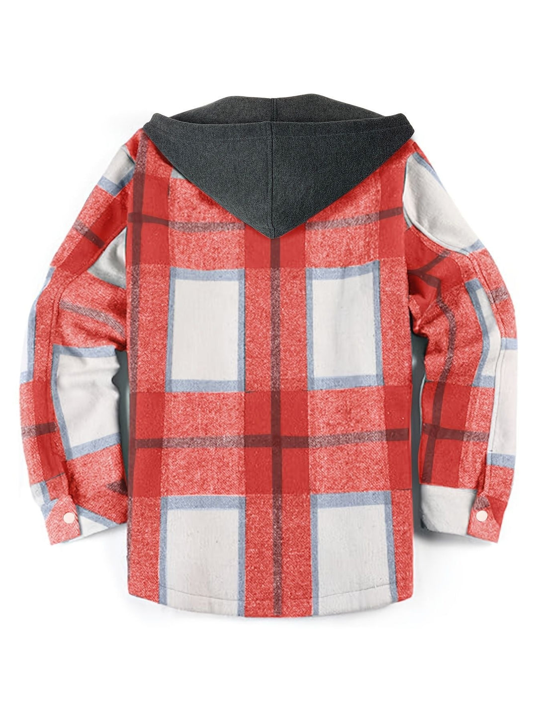 EB | Karierter Herrenjacke mit Kapuze