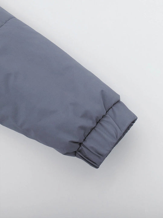 EB | Gürteltaschen Pufferjacke Wickel Front Stepp Wintermantel