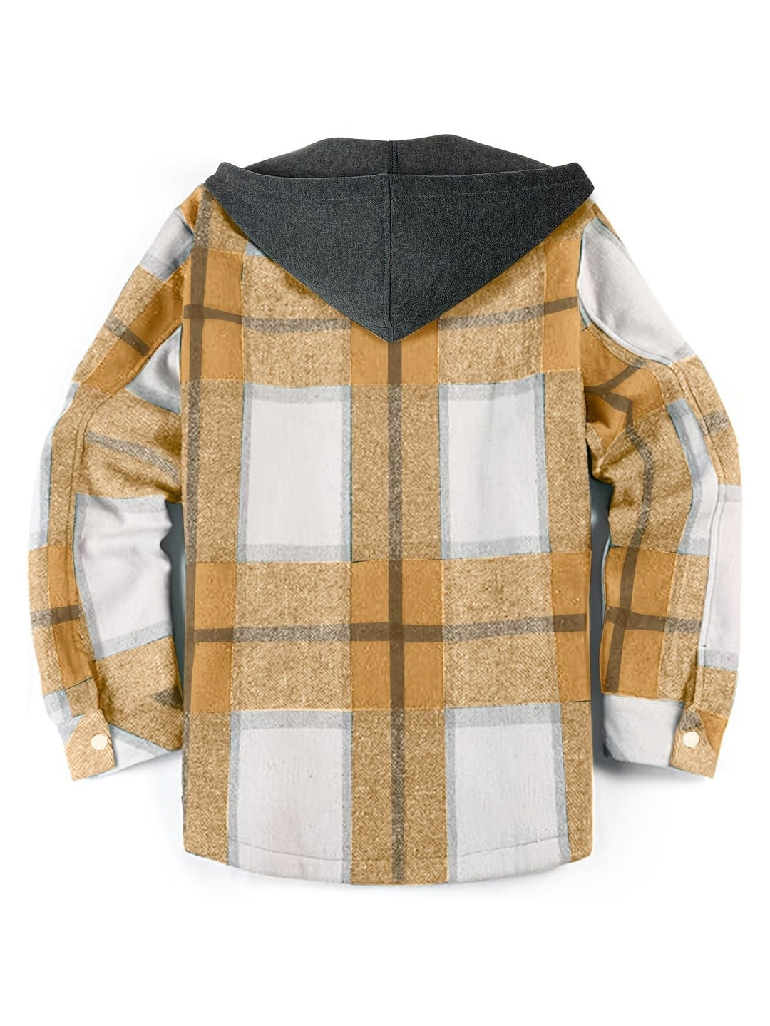 EB | Karierter Herrenjacke mit Kapuze