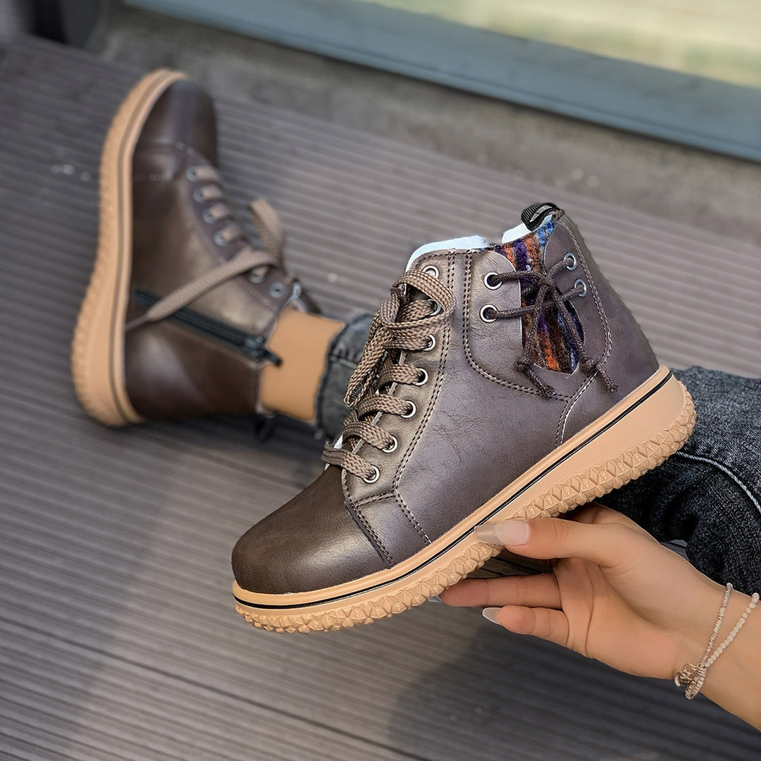 Elegante Damen-Schnürstiefel EB EB