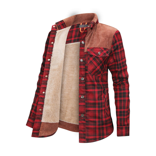 EB | Futterhemdjacke Aus Flanell Polyester-mischung Warm und Rustikal
