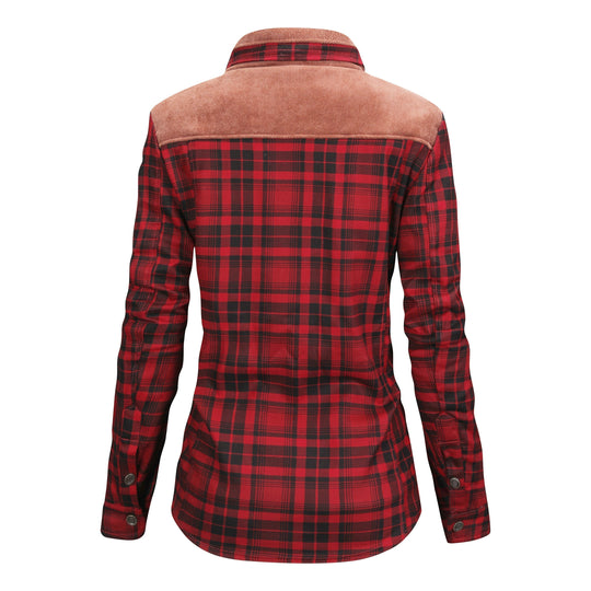 EB | Futterhemdjacke Aus Flanell Polyester-mischung Warm und Rustikal