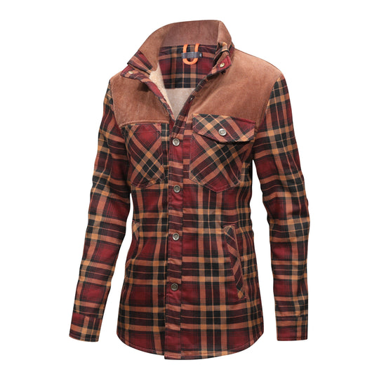EB | Futterhemdjacke Aus Flanell Polyester-mischung Warm und Rustikal