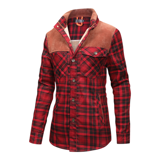 EB | Futterhemdjacke Aus Flanell Polyester-mischung Warm und Rustikal
