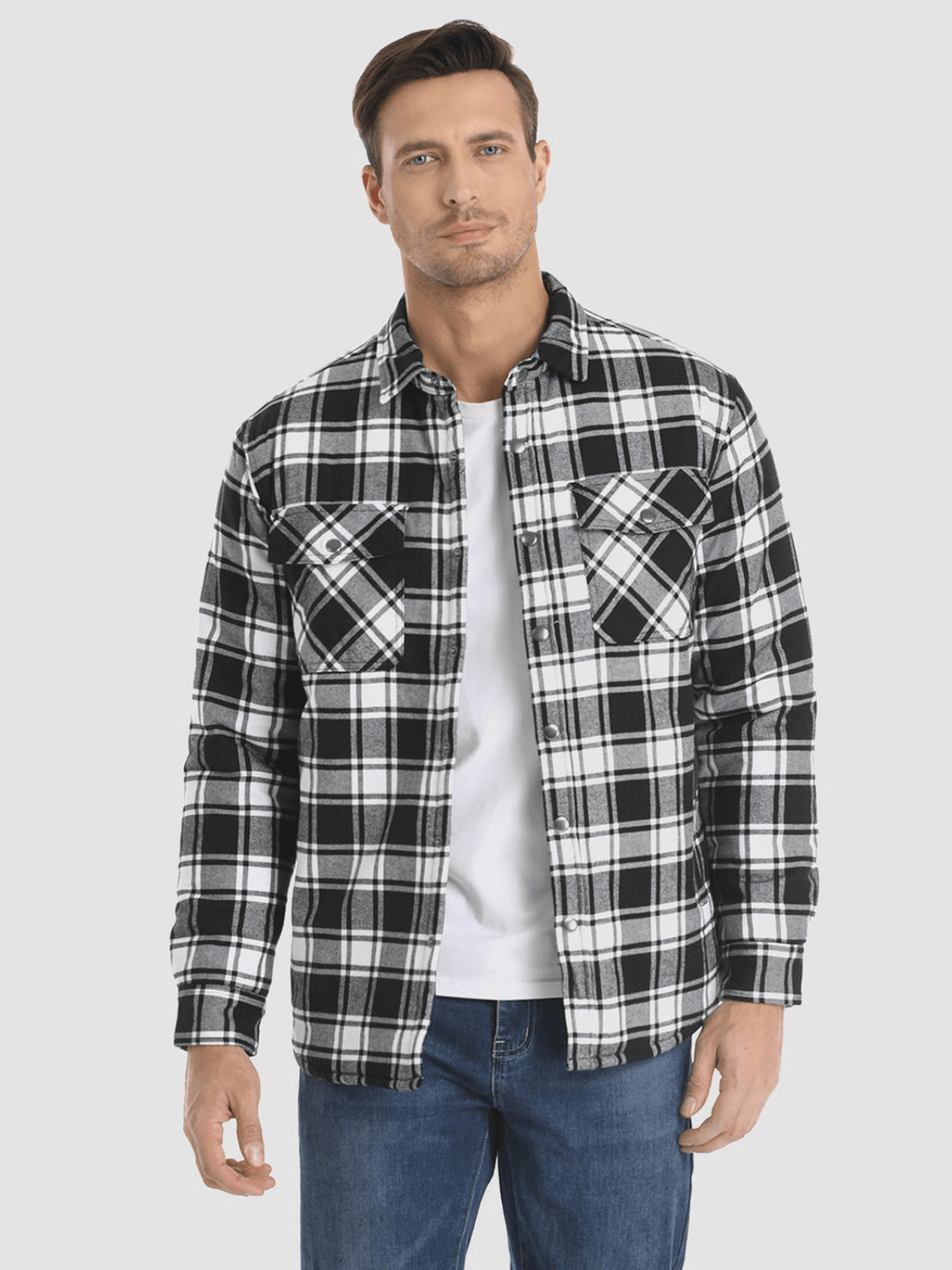 EB | Stilvoll Flanelljacke für Männer
