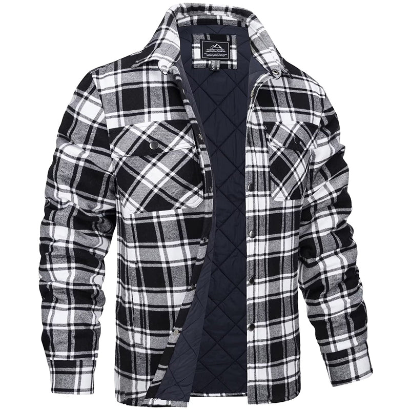 EB | Herren Holzfällerjacke im karierten Design