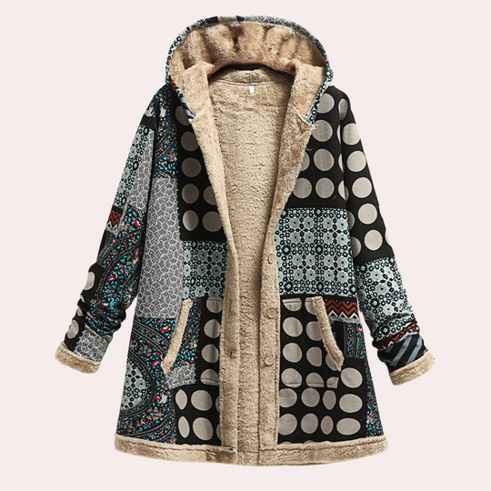 EB | Warme Winterjacke mit Kapuze für Damen
