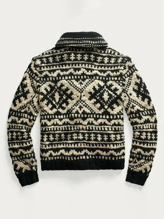 EB | Gestrickter Herren Strickjacke Pullover