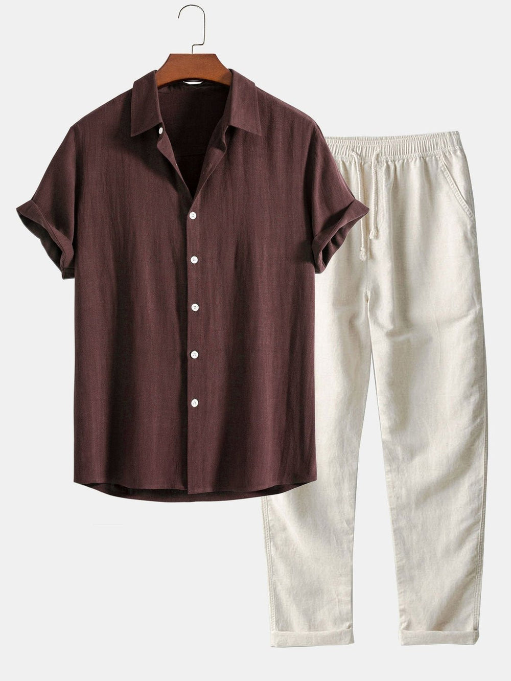 EB | Herren Sommer Satz mit Shirt und Shorts Leicht, Atmungsaktiv & Stilvoll
