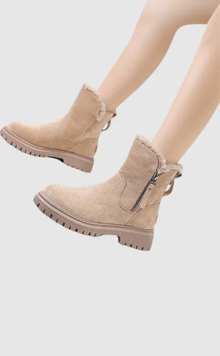 SamtWinterstiefel Für Damen EB