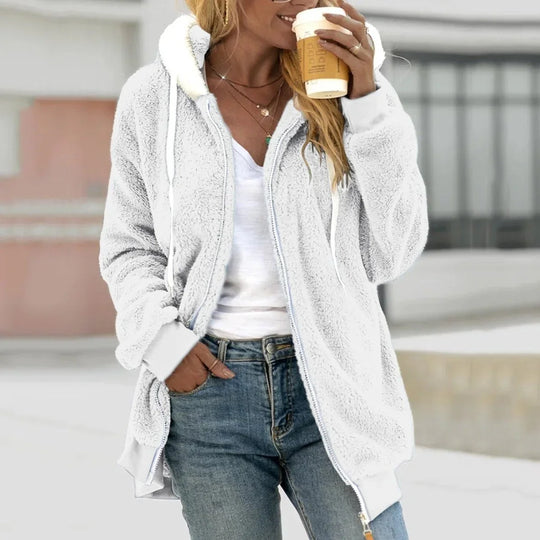 EB | Extra warmer Teddy-Fleece Zip Hoodie