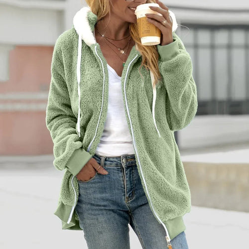 EB | Extra warmer Teddy-Fleece Zip Hoodie