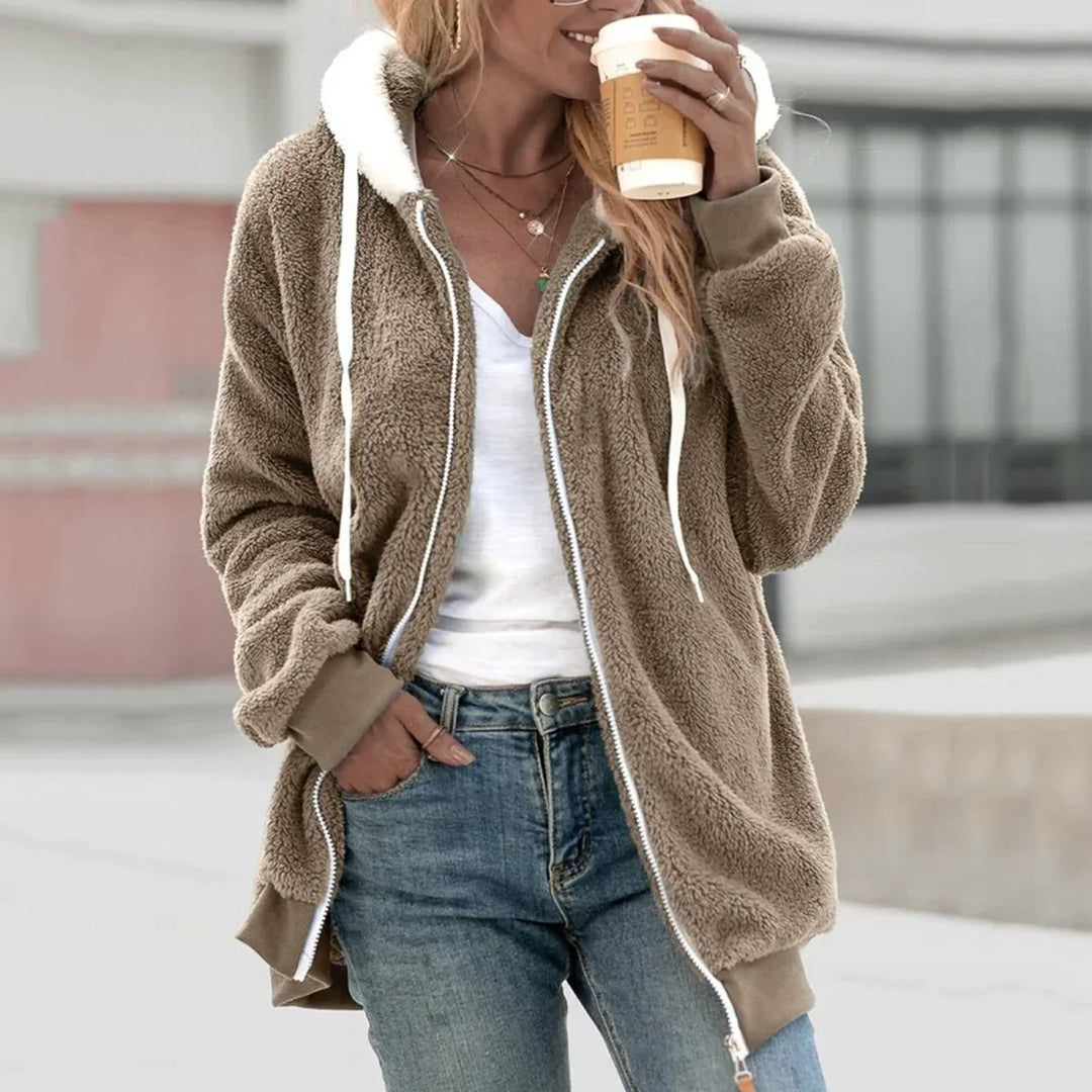 EB | Extra warmer Teddy-Fleece Zip Hoodie