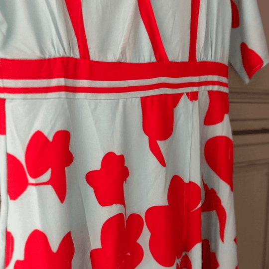 EB | Luxuriöses Blumenkleid Damen Kleid