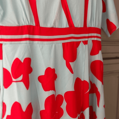 EB | Luxuriöses Blumenkleid Damen Kleid