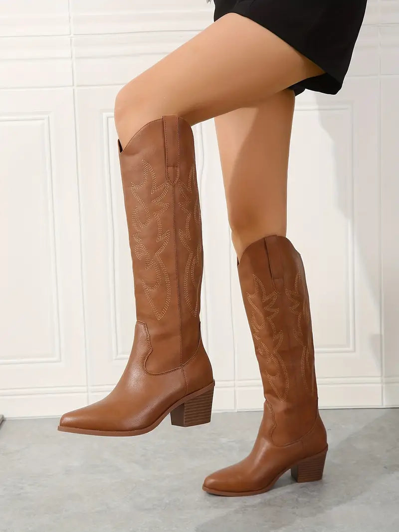 EB | Bestickte Western Cowboy Stiefel