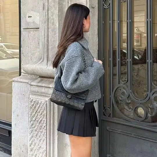 EB | Kurz Bouclé Jacke
