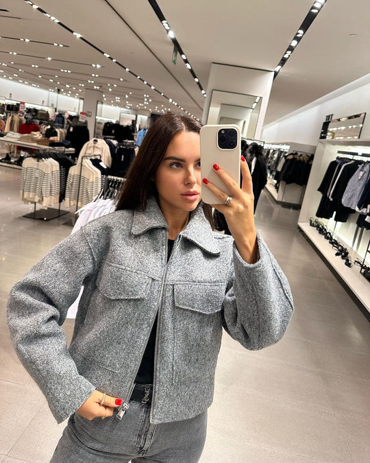 EB | Kurz Bouclé Jacke