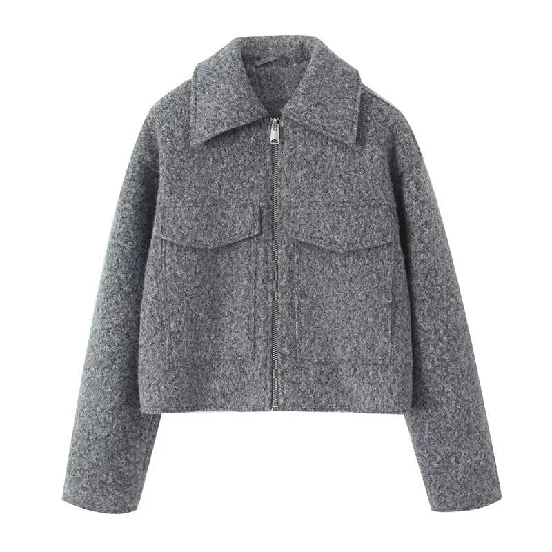 EB | Kurz Bouclé Jacke