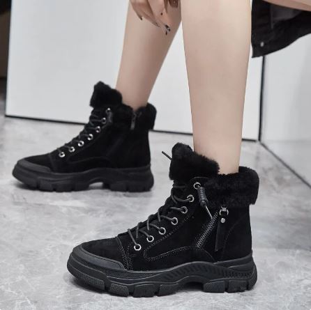 EB | Verstärkte Winter-Fleece-Schneestiefel