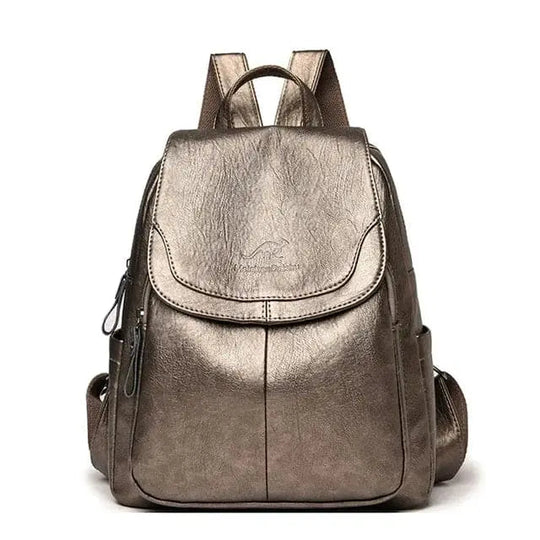 EB | Anti Diebstahl Rucksack Aus Leder