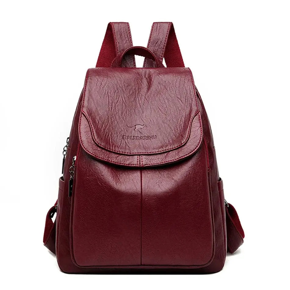 EB | Anti Diebstahl Rucksack Aus Leder