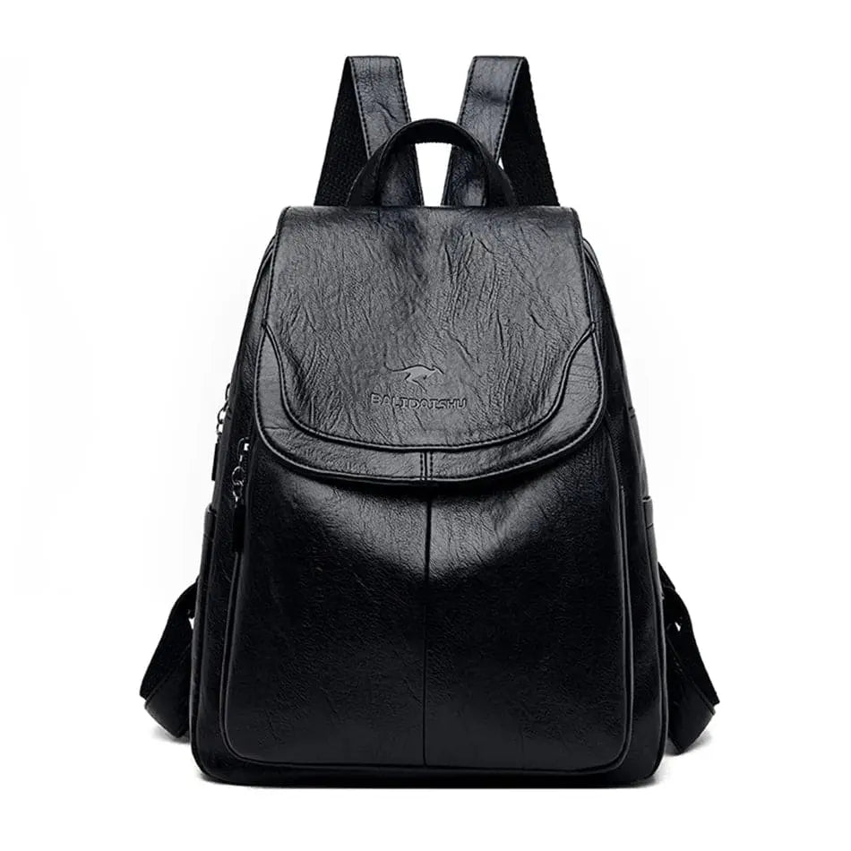 EB | Anti Diebstahl Rucksack Aus Leder
