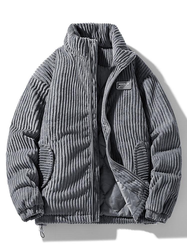 EB | Corduroy Pufferjacke Herren Winter