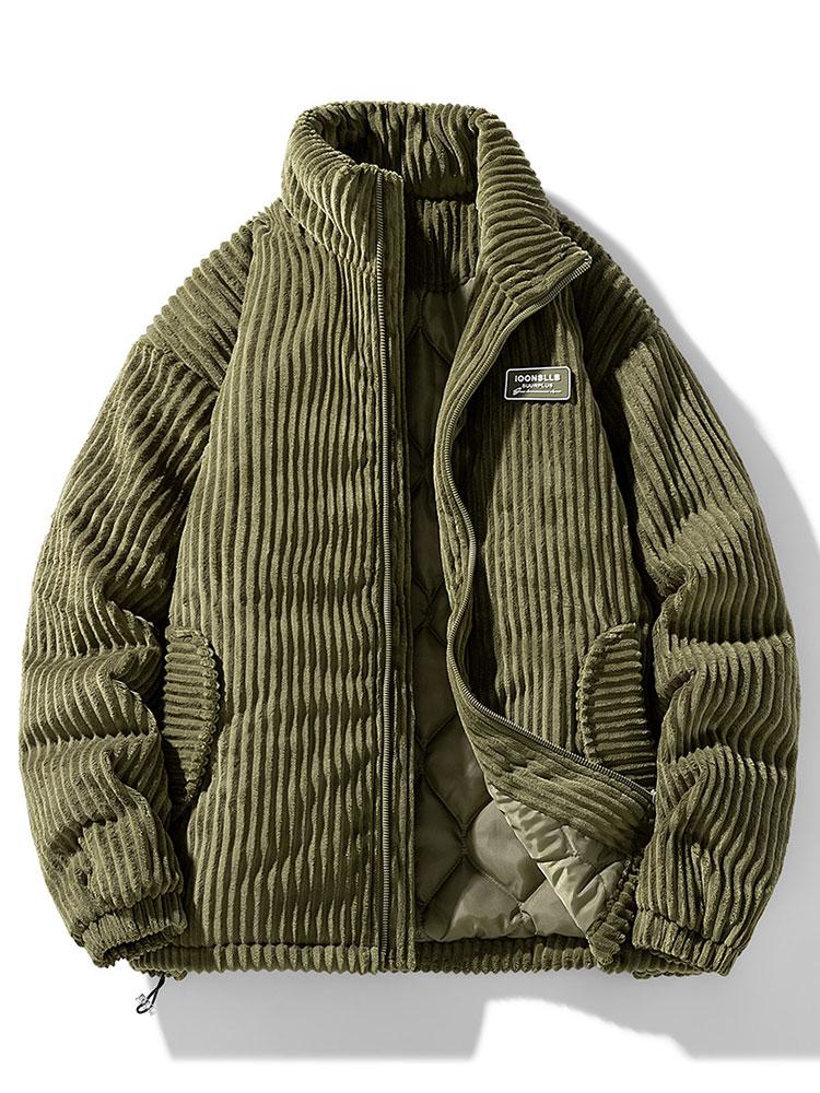 EB | Corduroy Pufferjacke Herren Winter
