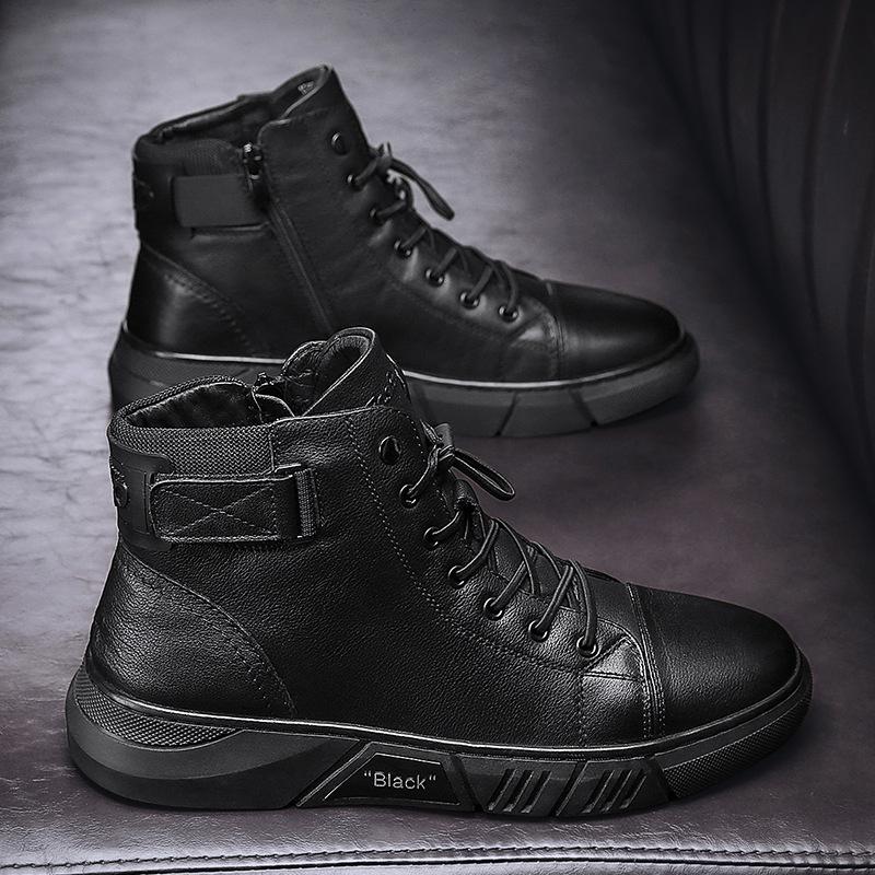 EB | Robuste Schwarze Herrenschuhe
