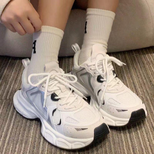 Weiße KomfortPlateausneaker EB