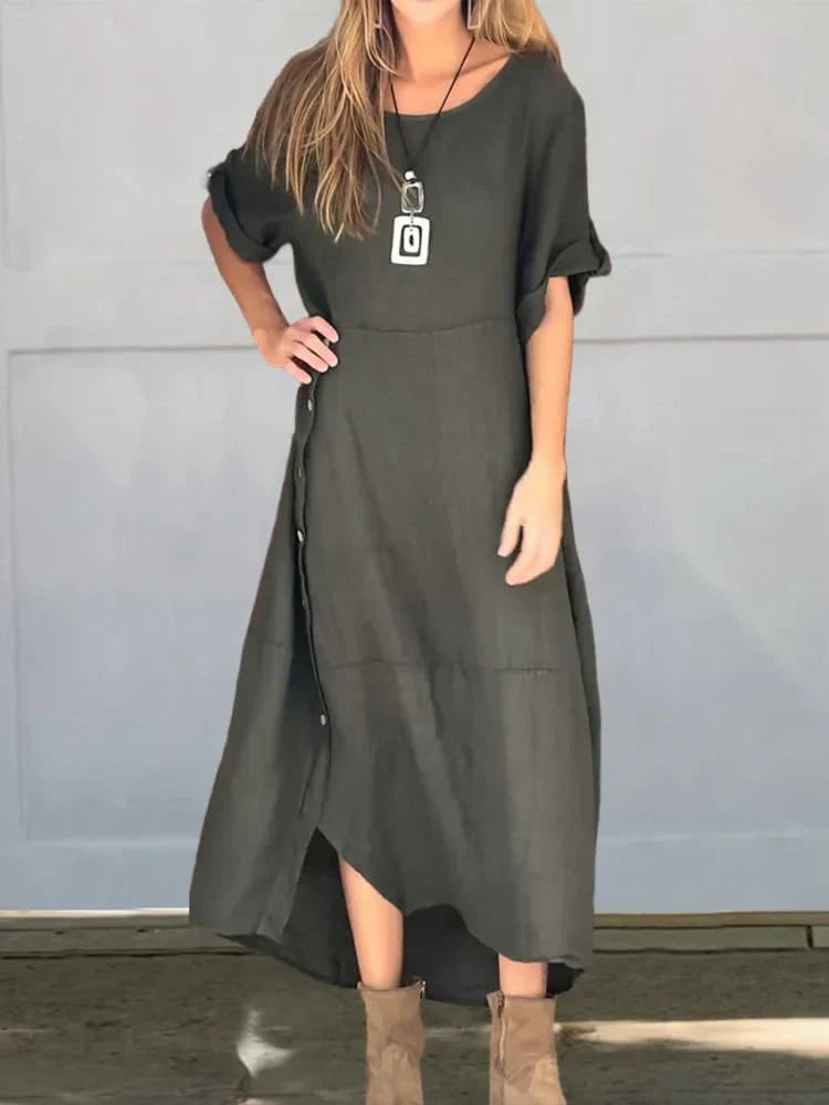 EB | Leinen Baumwolle Kleid
