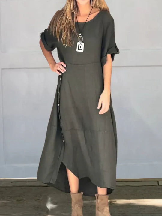 EB | Leinen Baumwolle Kleid