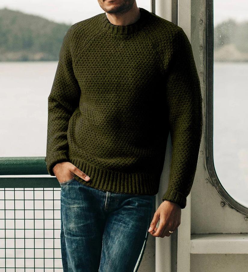 EB | Strukturstrickpullover Weich und Wärmedämmend Ideal für Den Alltag