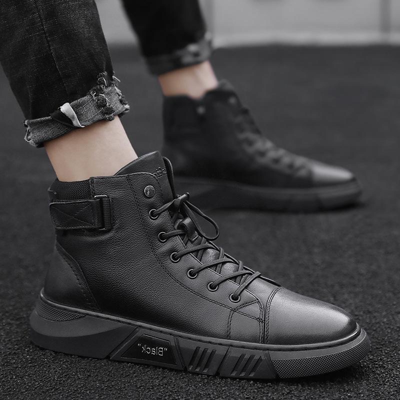 EB | Robuste Schwarze Herrenschuhe