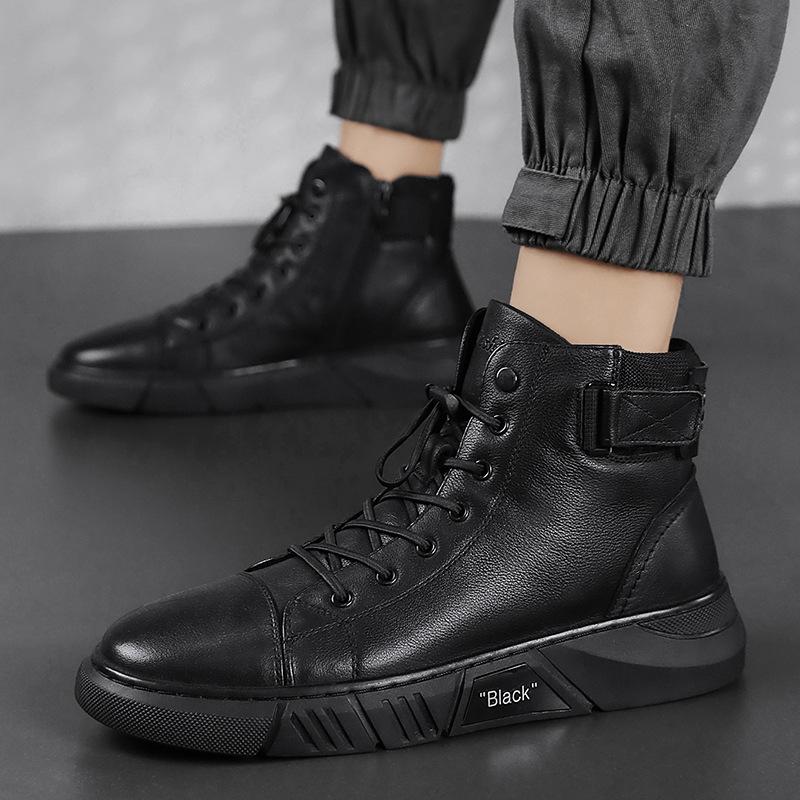 EB | Robuste Schwarze Herrenschuhe